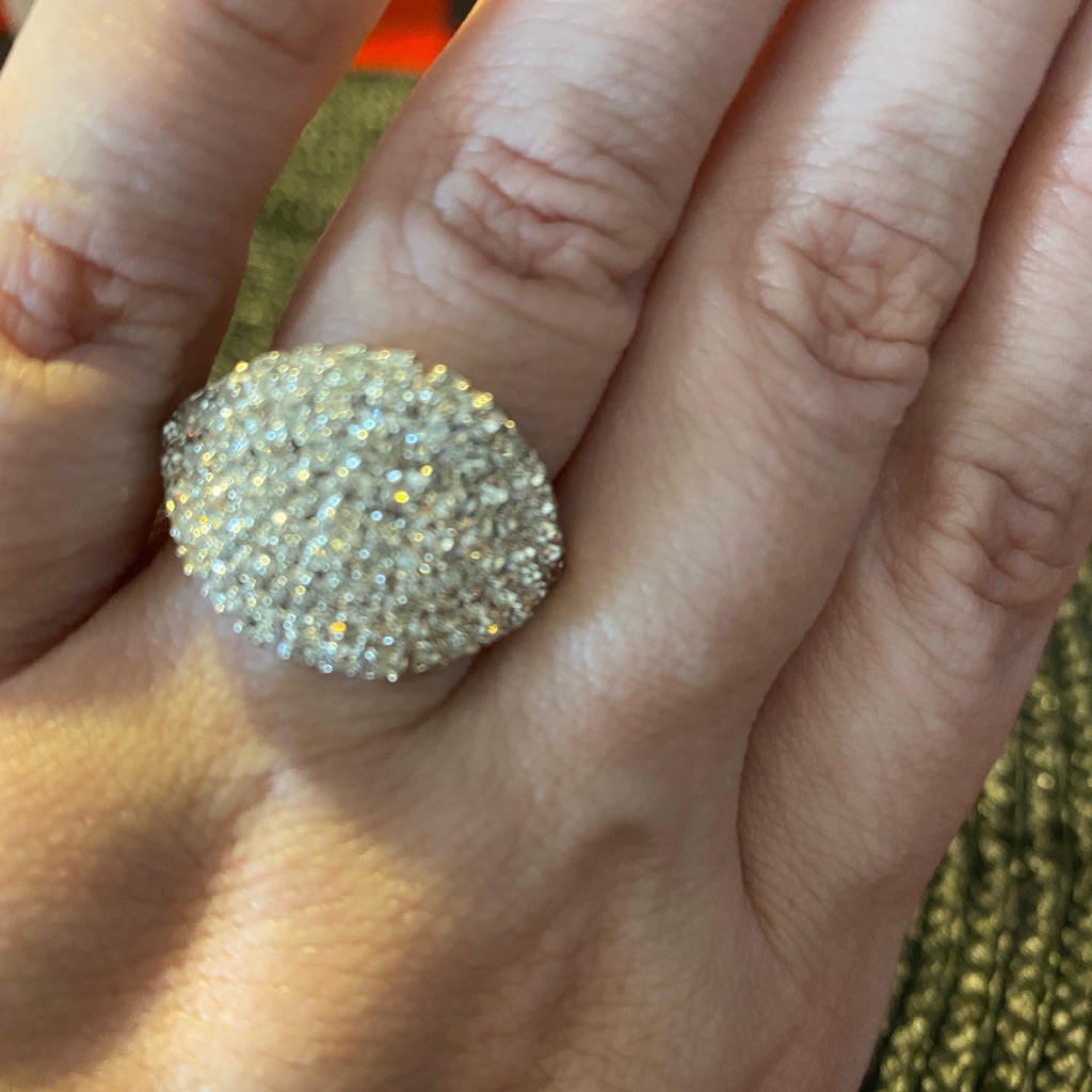 Cz Ring. Adjustable